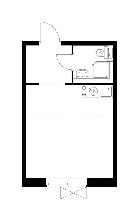 Квартира-студия: Ярославль, улица Академика Колмогорова, 24 (23.5 м) - Фото 1