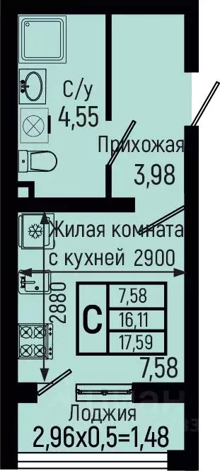 Студия Краснодарский край, Туапсинский муниципальный округ, с. Небуг ... - Фото 0