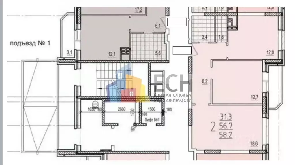 2-к кв. Тульская область, Тула ул. Генерала Маргелова, 9А (56.7 м) - Фото 2