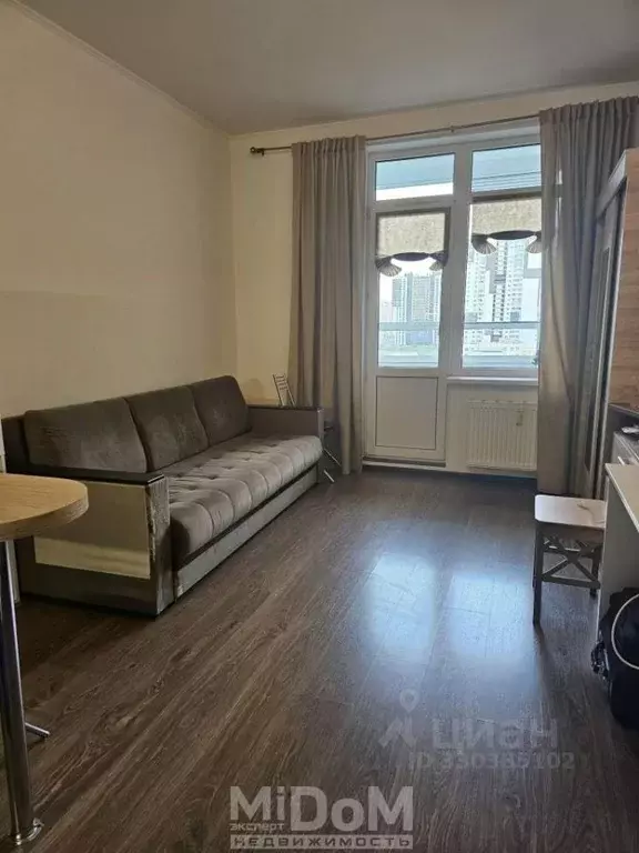 Студия Санкт-Петербург аллея Арцеуловская, 23к1 (24.6 м) - Фото 2