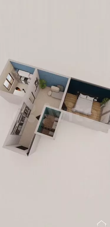 1-к. квартира, 50 м, 8/16 эт. - Фото 0