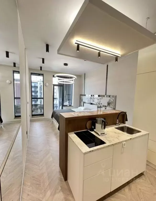 Студия Санкт-Петербург ул. Александра Матросова, 3 (28.0 м) - Фото 2