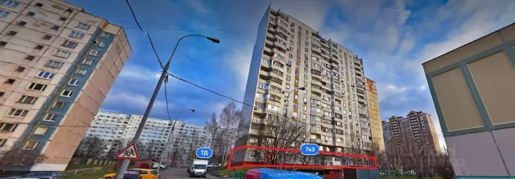 Торговая площадь в Москва Харьковский проезд, 7К3 (438 м) - Фото 1