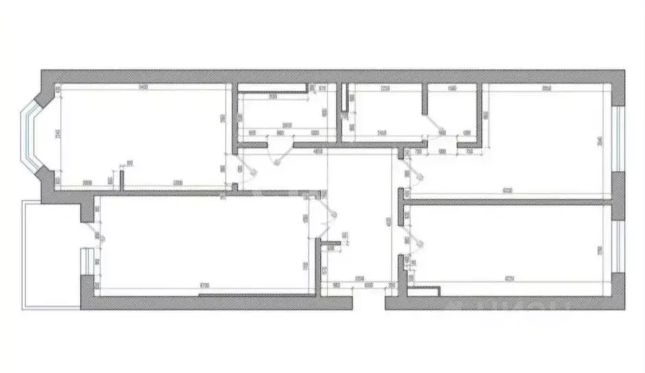 3-к кв. Татарстан, Казань ул. Абсалямова, 19 (104.4 м) - Фото 2