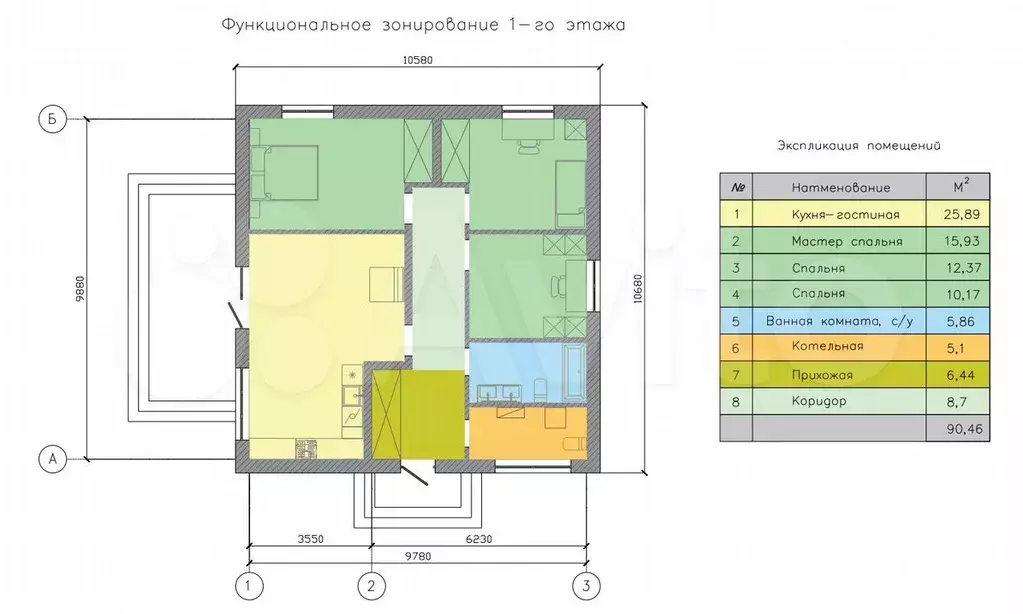 Дом 90,5 м на участке 7,2 сот. - Фото 0