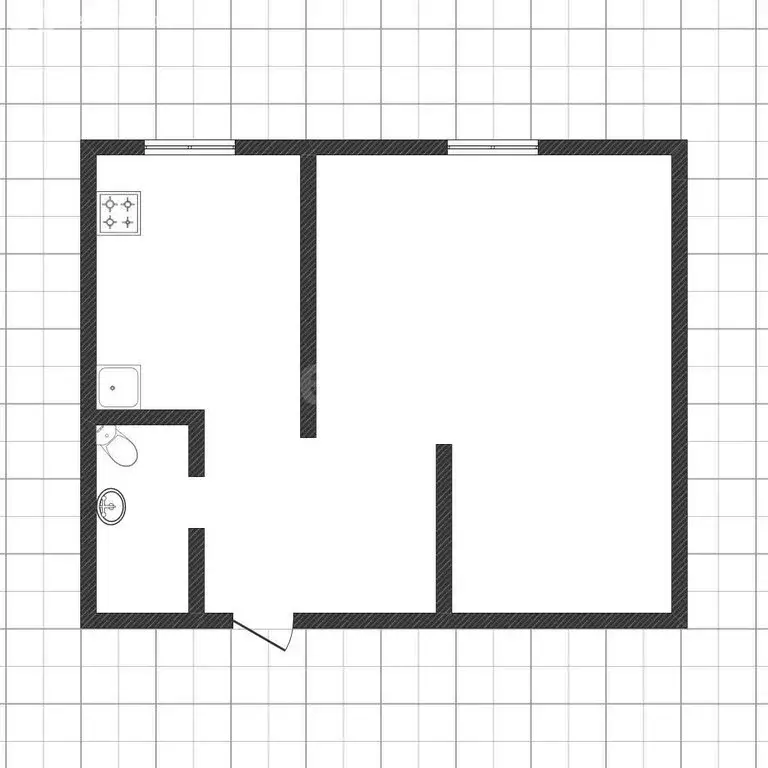 1-комнатная квартира: Белгород, бульвар Юности, 19 (35 м) - Фото 1
