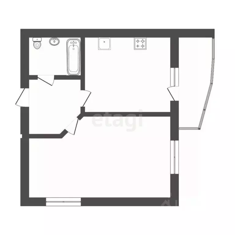 1-к кв. Мордовия, Саранск Волгоградская ул., 85 (39.8 м) - Фото 1
