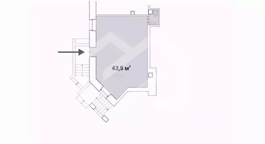 Помещение свободного назначения в Москва Братиславская ул., 15К1 (44 ... - Фото 2