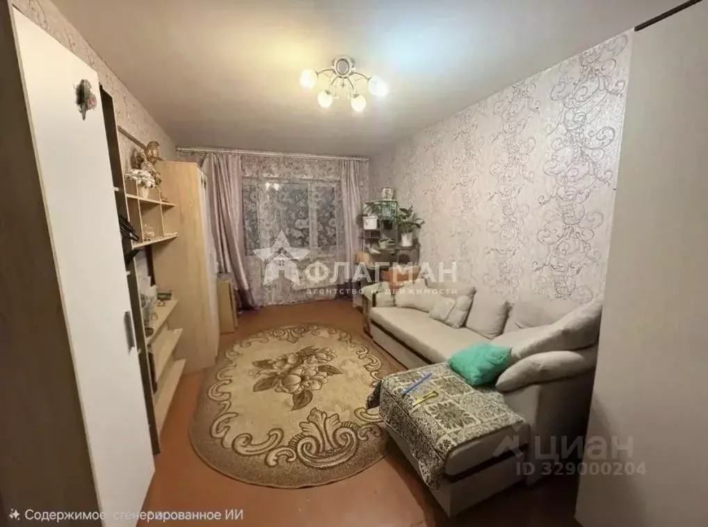 2-к кв. Иркутская область, Усольский район, Белореченский рп 17 (445.0 ... - Фото 2