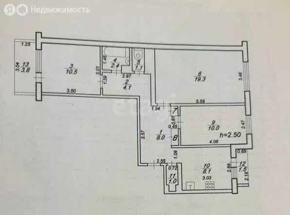 3-комнатная квартира: Тверь, улица Левитана, 46 (65.1 м) - Фото 1