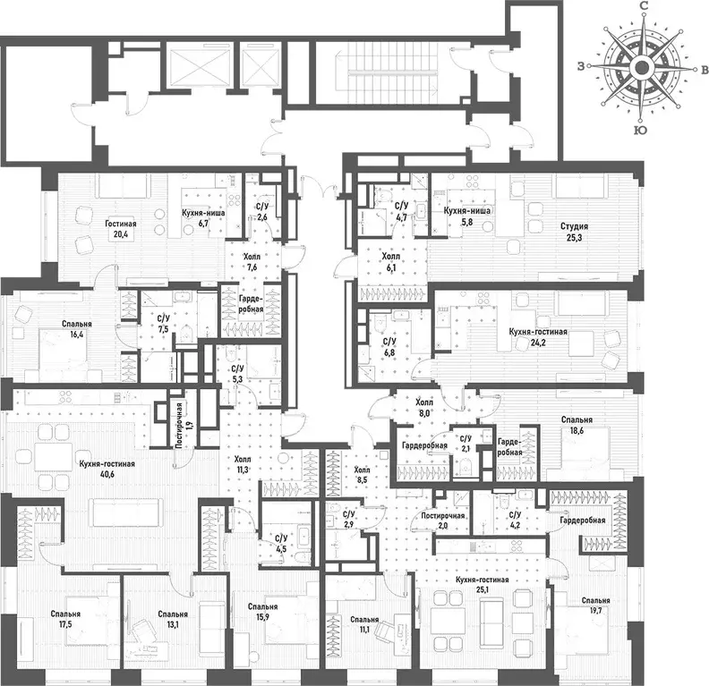 2-к кв. Москва Рубцовско-Дворцовая ул., 4 (61.5 м) - Фото 1