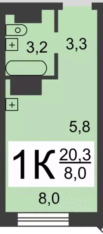 Студия Нижегородская область, Нижний Новгород ул. Героя Жидкова, 2 ... - Фото 1
