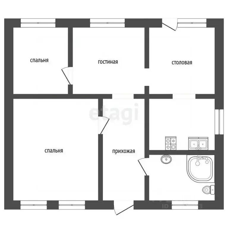 Дом в Оренбургская область, Соль-Илецк ул. Титовой, 6 (130 м) - Фото 2