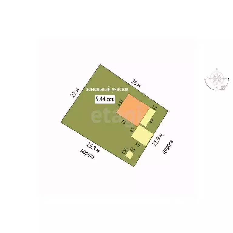 Дом в Крым, Симферопольский район, Чистенское с/пос, с. Фонтаны, ... - Фото 2