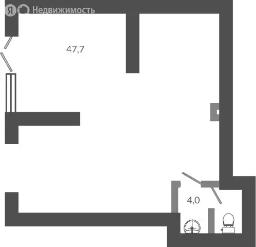 Помещение свободного назначения (52.1 м) - Фото 1