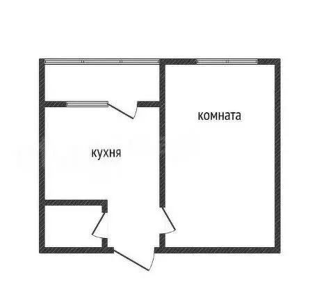 1-комнатная квартира: Берёзовый, 2-я Целиноградская улица, 38/3 (41.3 ... - Фото 0