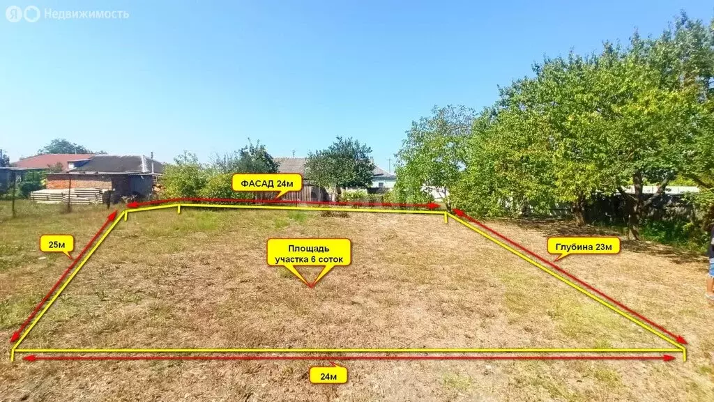 Участок в Гостагаевская, Цветочная улица (6 м) - Фото 1