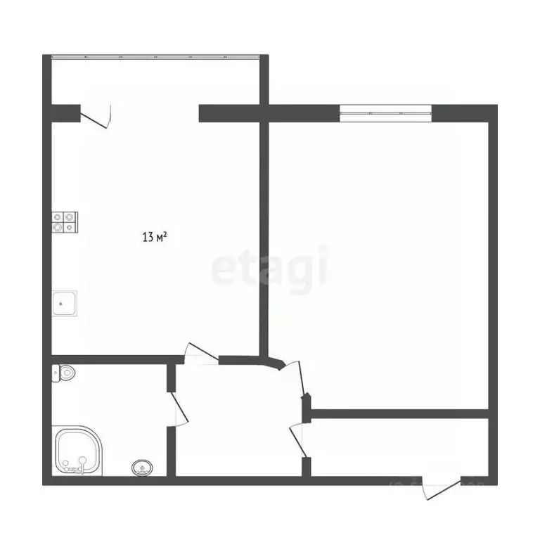 1-к кв. Мордовия, Саранск Московская ул., 44 (58.0 м) - Фото 1