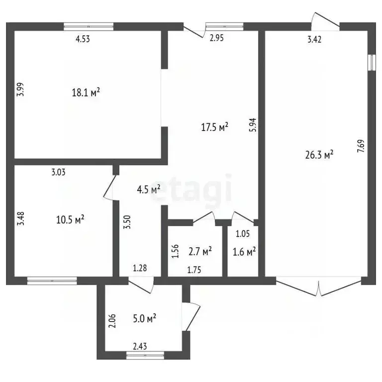 Дом в Ямало-Ненецкий АО, Новый Уренгой Лира ДНТ, ул. Степная, 13 (57 ... - Фото 1