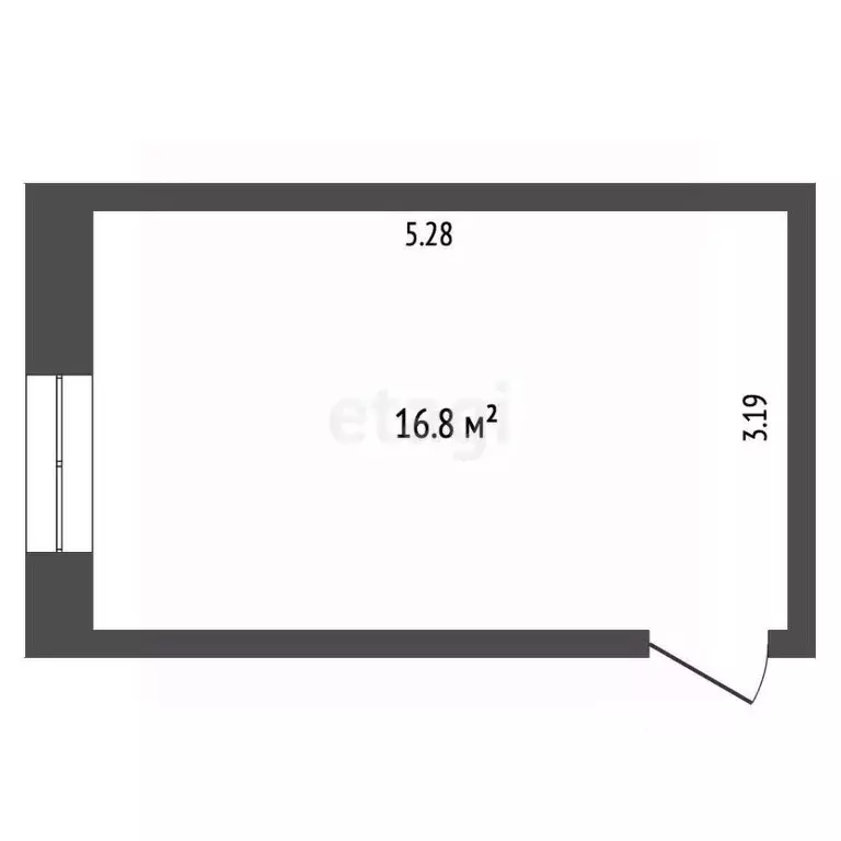 Комната Ямало-Ненецкий АО, Надым ул. Зверева, 3/1 (16.8 м) - Фото 1
