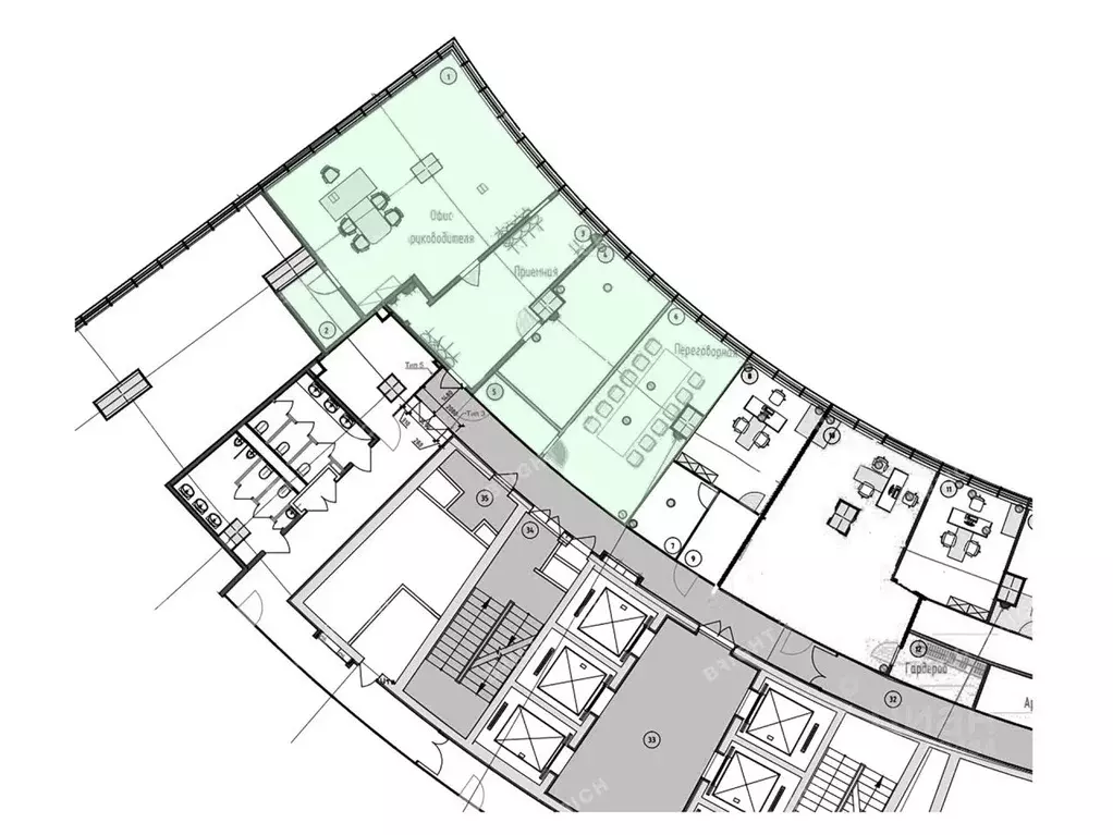 Офис в Москва Одесская ул., 2кА (182 м) - Фото 2
