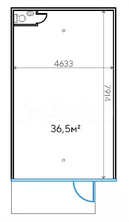 Продам помещение свободного назначения, 36.5 м - Фото 0