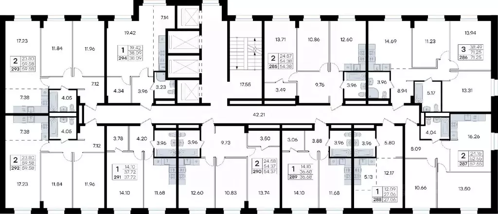 2-к кв. Приморский край, Владивосток ул. Тухачевского (59.58 м) - Фото 2