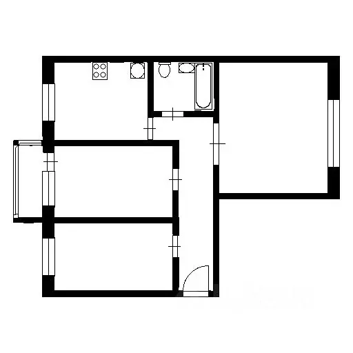 3-к кв. Москва Ленинский просп., 85 (70.0 м) - Фото 2