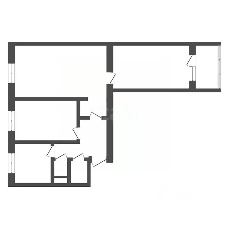 3-к кв. Амурская область, Тында ул. Красная Пресня, 40 (60.4 м) - Фото 2