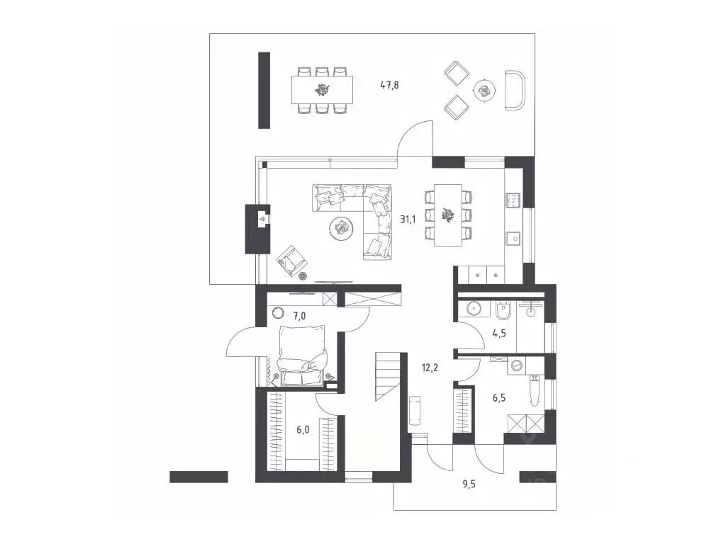 Дом в Тверская область, Калининский муниципальный округ, Порт Эмм ... - Фото 2