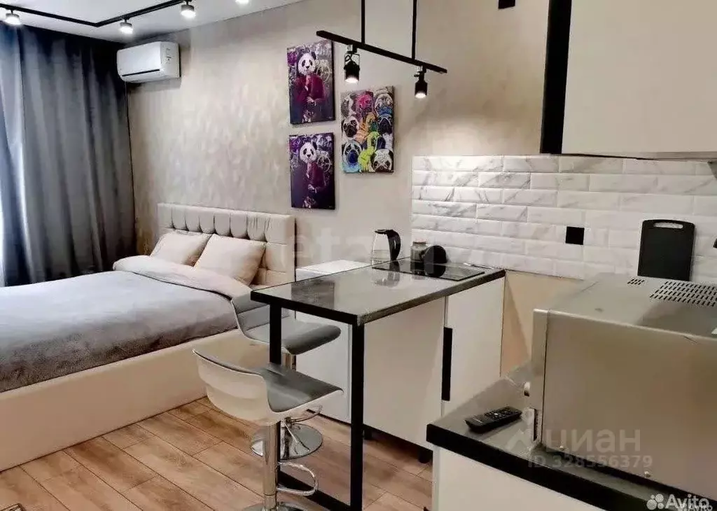 Студия Тюменская область, Тюмень ул. Первооткрывателей, 2 (25.2 м) - Фото 2