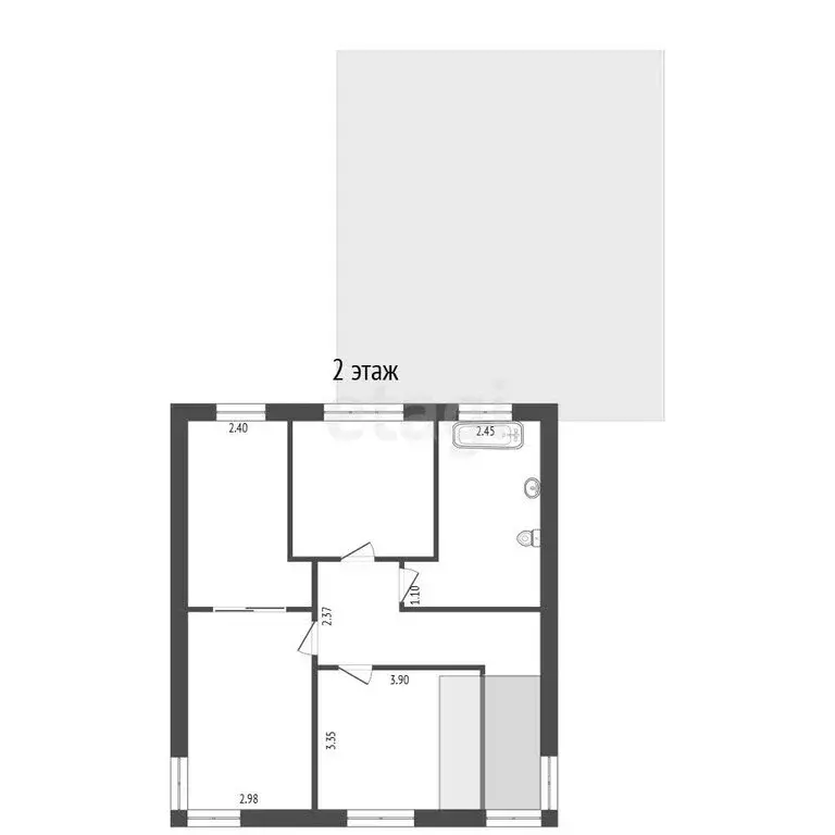 Дом в посёлок Койсуг, коттеджный посёлок Донской, Аксайская улица (205 ... - Фото 1