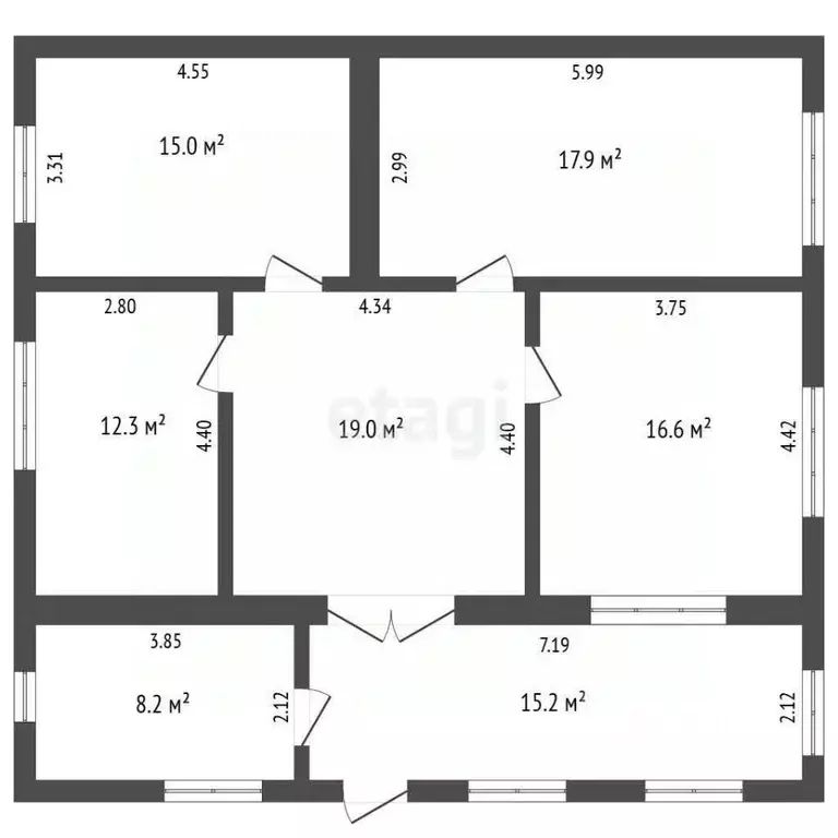 Дом в Крым, Сакский район, с. Лесновка ул. Интернациональная (118 м) - Фото 1