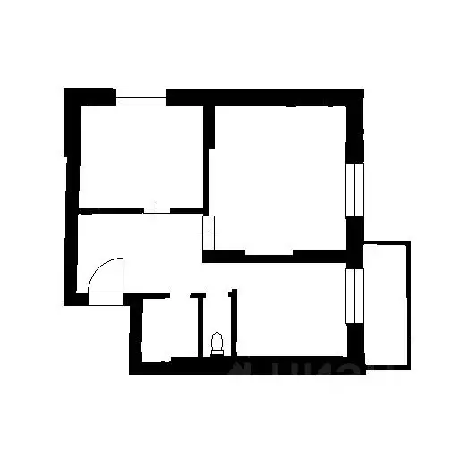 2-к кв. Башкортостан, Уфа ул. Летчиков, 11 (57.2 м) - Фото 1