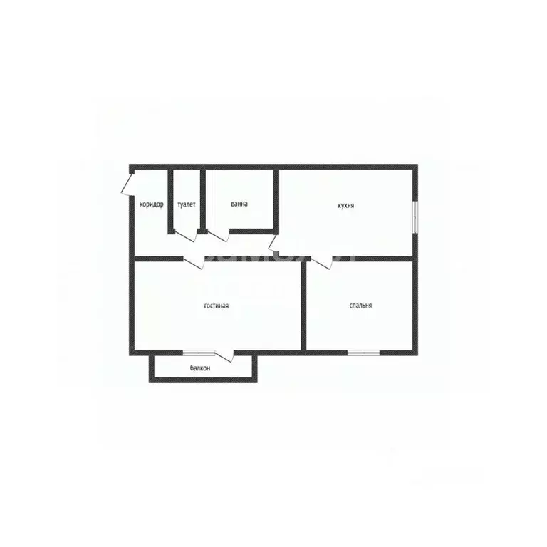 2-к кв. Тамбовская область, Тамбов Мичуринская ул., 177 (44.5 м) - Фото 1