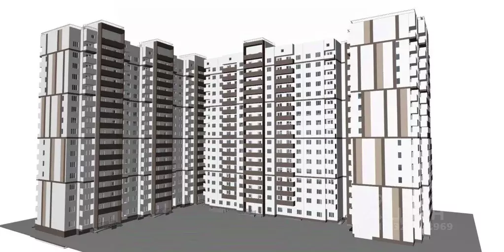 2-к кв. Владимирская область, Владимир Добросельская ул., 184А (63.9 ... - Фото 1