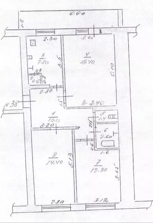 3-комнатная квартира: Нарткала, Кабардинская улица, 62 (72 м) - Фото 1