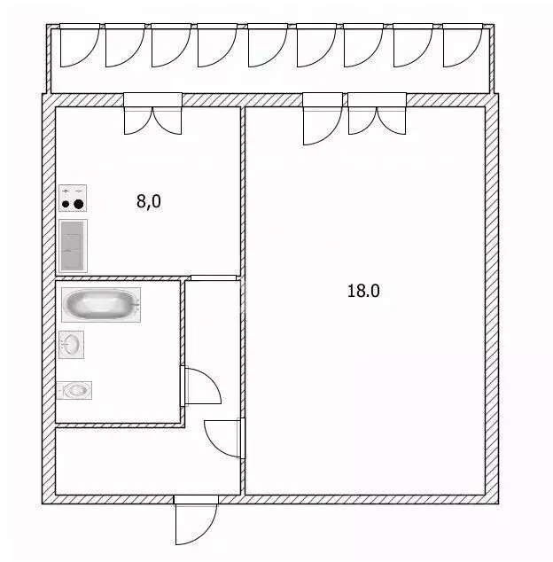 1-к кв. Ульяновская область, Ульяновск ул. Аблукова, 105 (36.9 м) - Фото 1