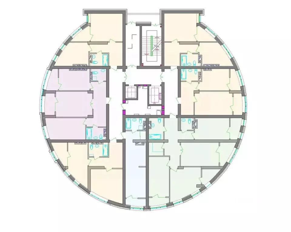 2-к кв. Северная Осетия, Владикавказ 18-й мкр,  (78.62 м) - Фото 2