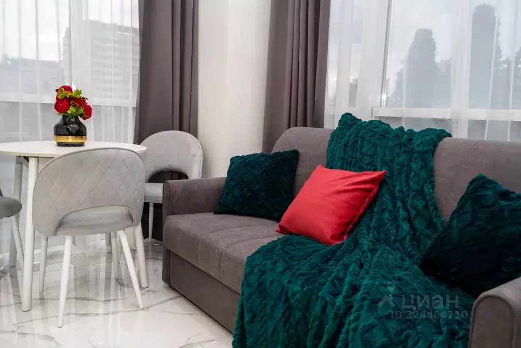 Студия Краснодарский край, Сочи Центральный мкр, ул. Навагинская, 11Б ... - Фото 2