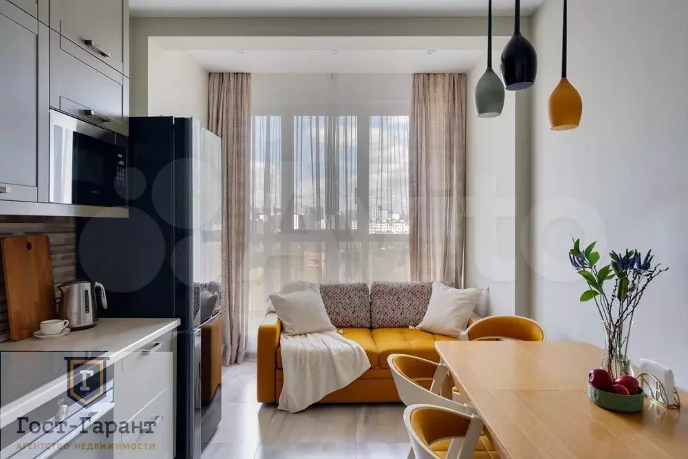 1-к. квартира, 40 м, 9/18 эт. - Фото 1