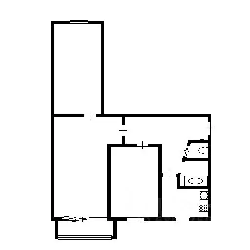 3-к кв. Томская область, Томск ул. Смирнова, 48 (62.1 м) - Фото 1