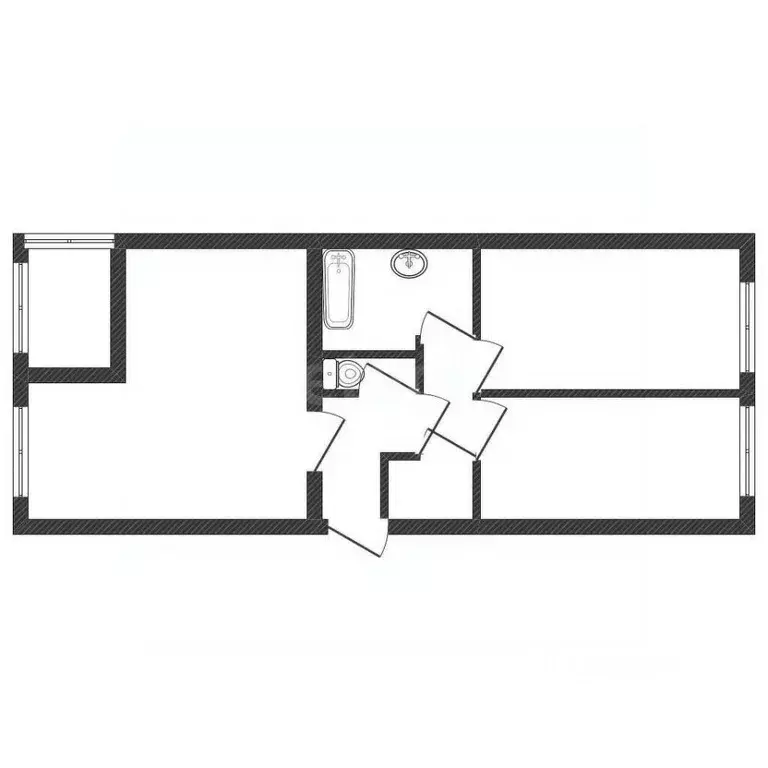 2-к кв. Брянская область, Брянский район, пос. Мичуринский, ... - Фото 1