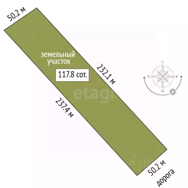 Участок в Тюменская область, Нижнетавдинский муниципальный округ, д. ... - Фото 2