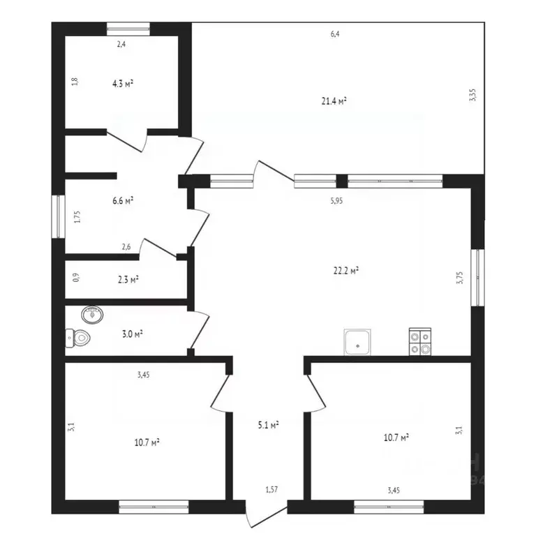 Коттедж в Тюменская область, Тюменский район, с. Перевалово ул. ... - Фото 2