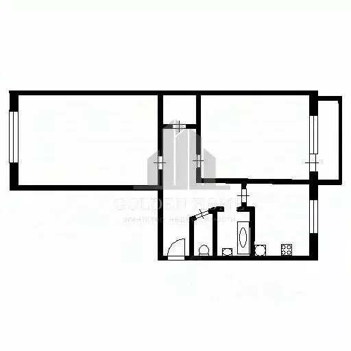 2-к кв. Санкт-Петербург Богатырский просп., 7К3 (50.0 м) - Фото 2