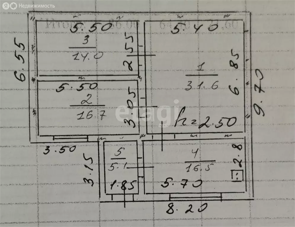 Дом в Махачкала, улица Ашахана Мирзоева (84 м) - Фото 1