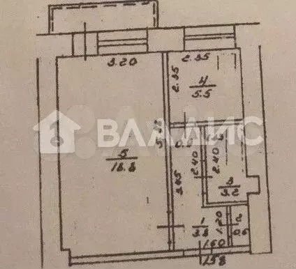 1-к. квартира, 31,9 м, 9/10 эт. - Фото 0