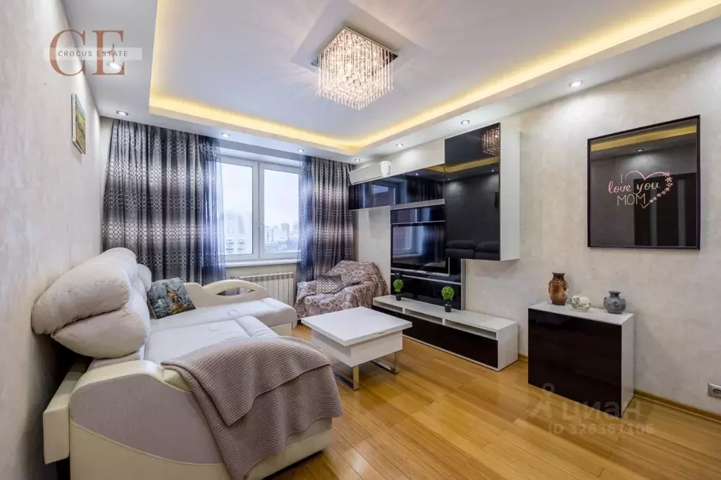 3-к кв. Москва ул. Гарибальди, 6К2 (90.0 м) - Фото 1