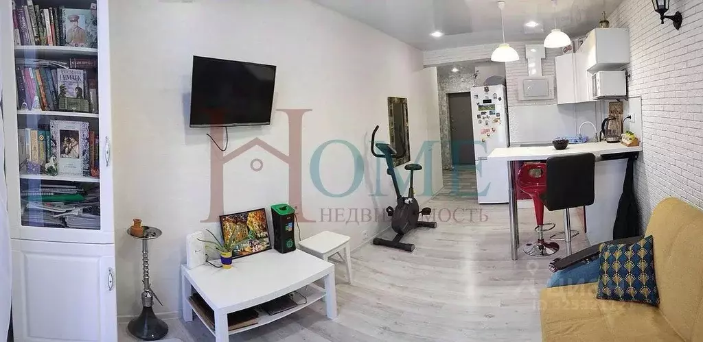 Студия Новосибирская область, Новосибирск ул. Ясный Берег, 8 (26.0 м) - Фото 1